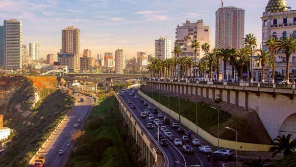 Vue panoramique d'Oran, Algérie